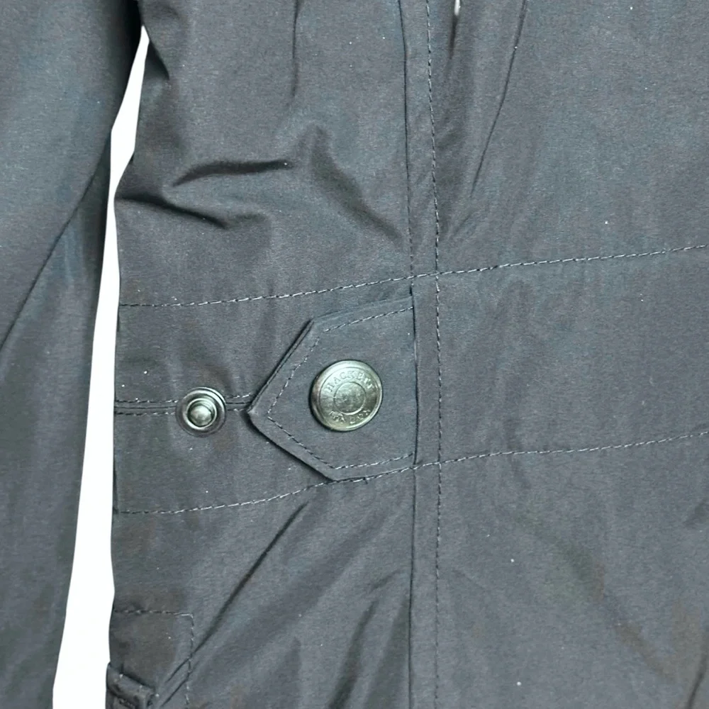 Hackett London Men’s Navy Velo-Speed Field Jacket Hood 4 Pocket Front Lined